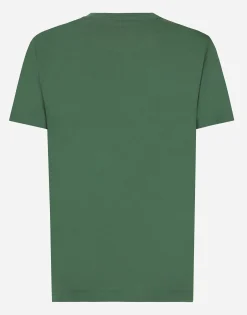 Cotton T-shirt with logo print