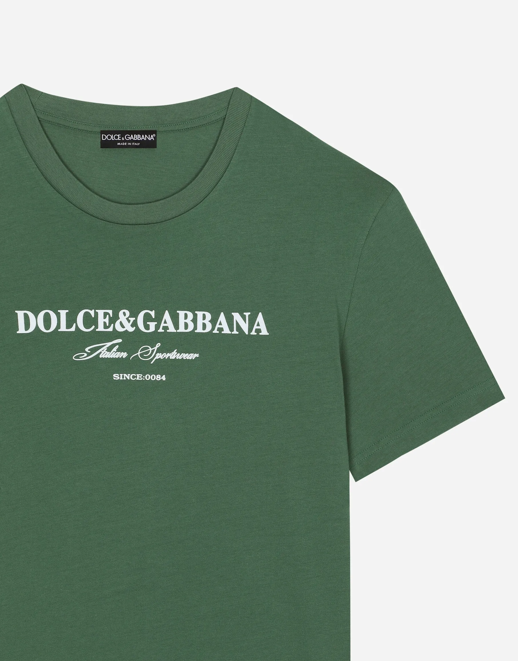 Cotton T-shirt with logo print