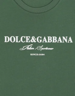 Cotton T-shirt with logo print