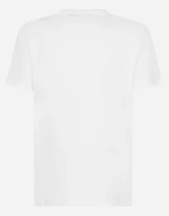 Cotton T-shirt with logo print