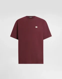Cotton T-shirt with tag