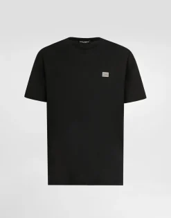 Cotton T-shirt with tag