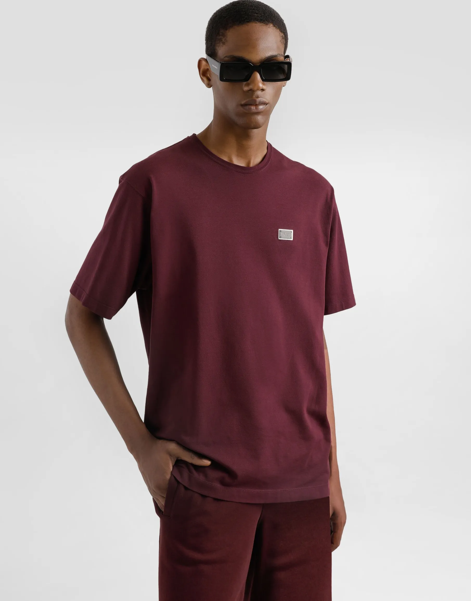 Cotton T-shirt with tag