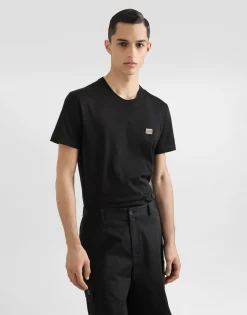 Cotton T-shirt with tag