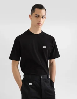 Cotton T-shirt with tag