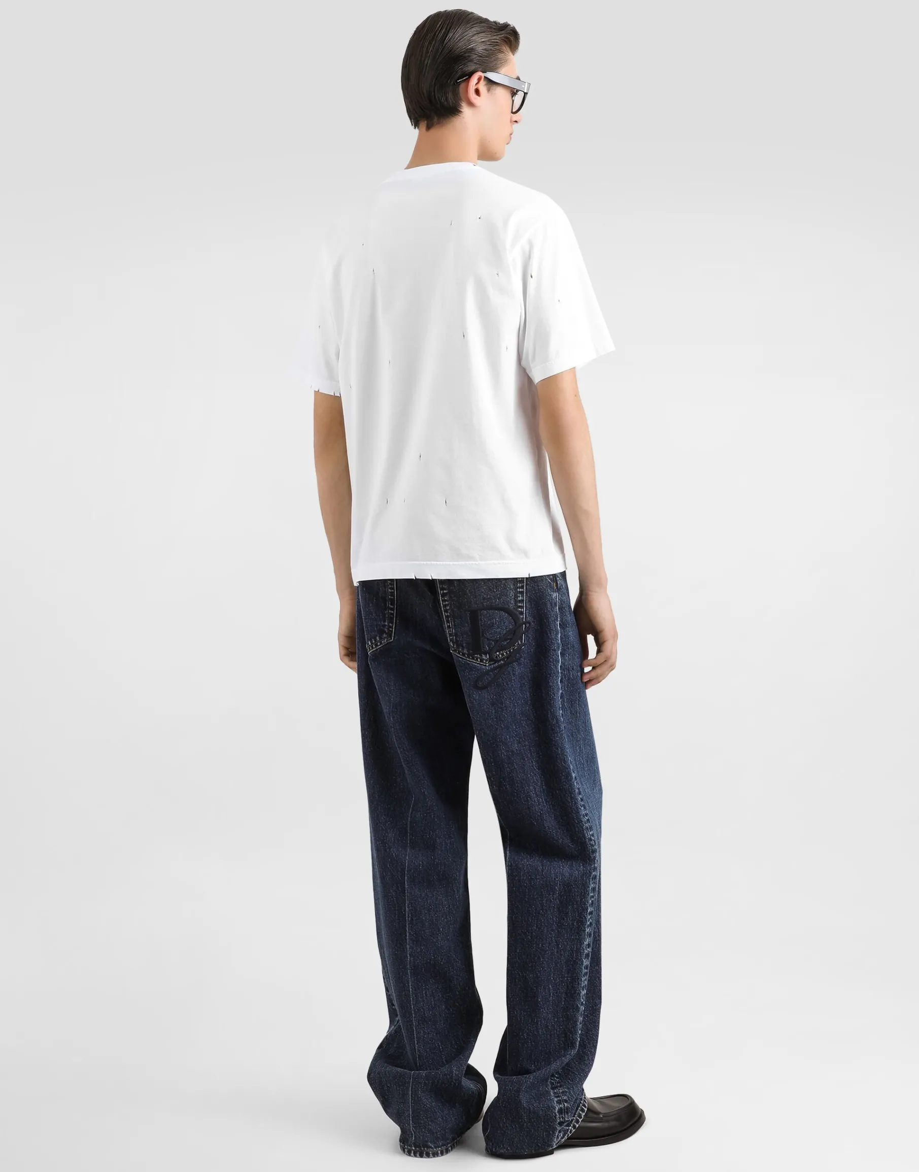 Cotton T-shirt with Vespa print
