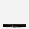 Cotton velvet belt