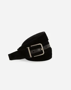 Cotton velvet belt