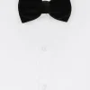 Cotton velvet bow tie