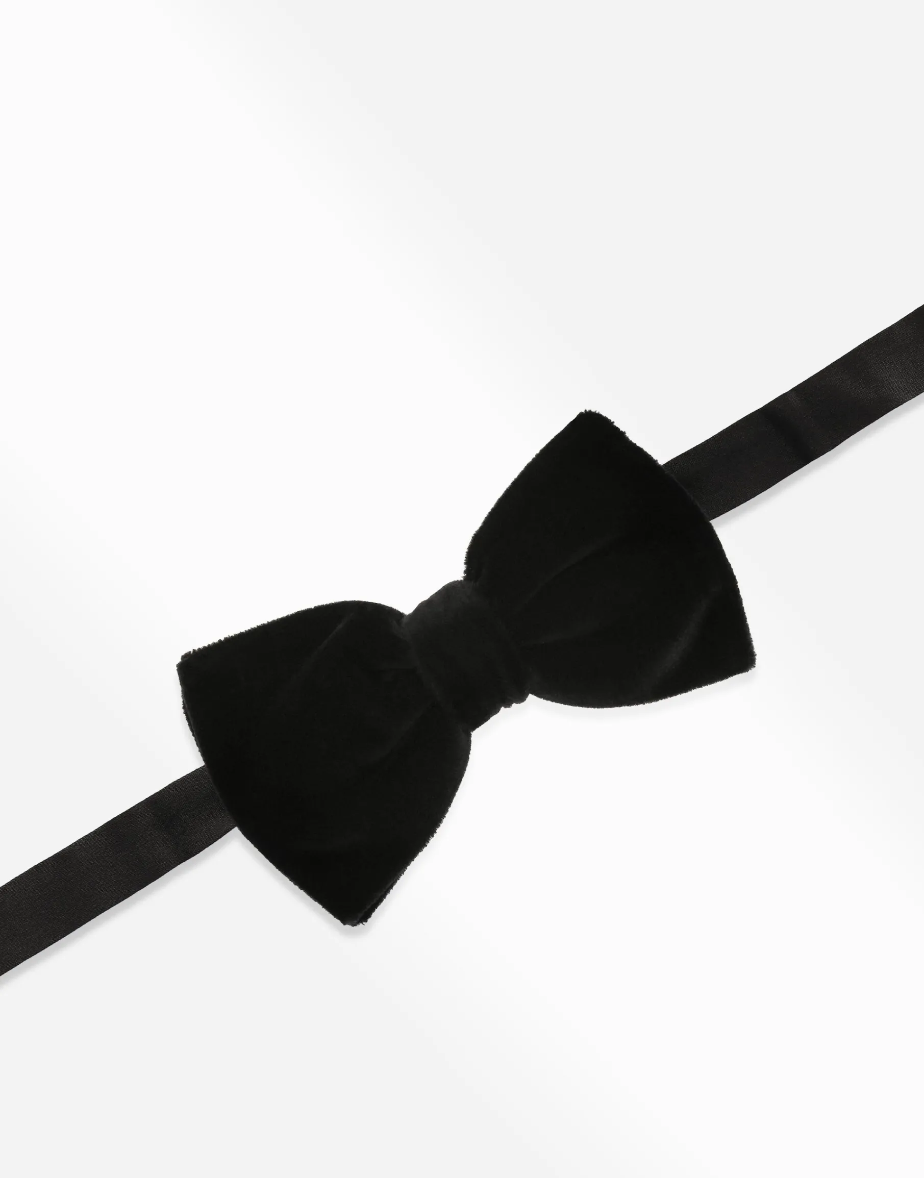 Cotton velvet bow tie