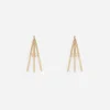 Creole multi-hoop earrings with DG logo
