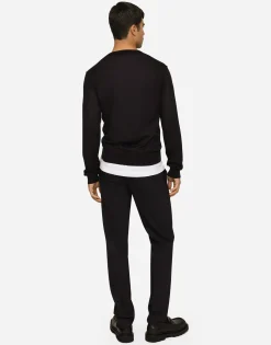 Crewneck sweater in cashmere