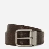 Crocodile nappa belt