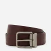 Crocodile nappa belt
