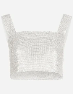 Crystal mesh top