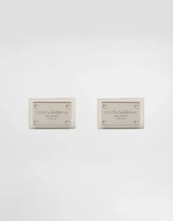 Cufflinks with Dolce&Gabbana logo tag