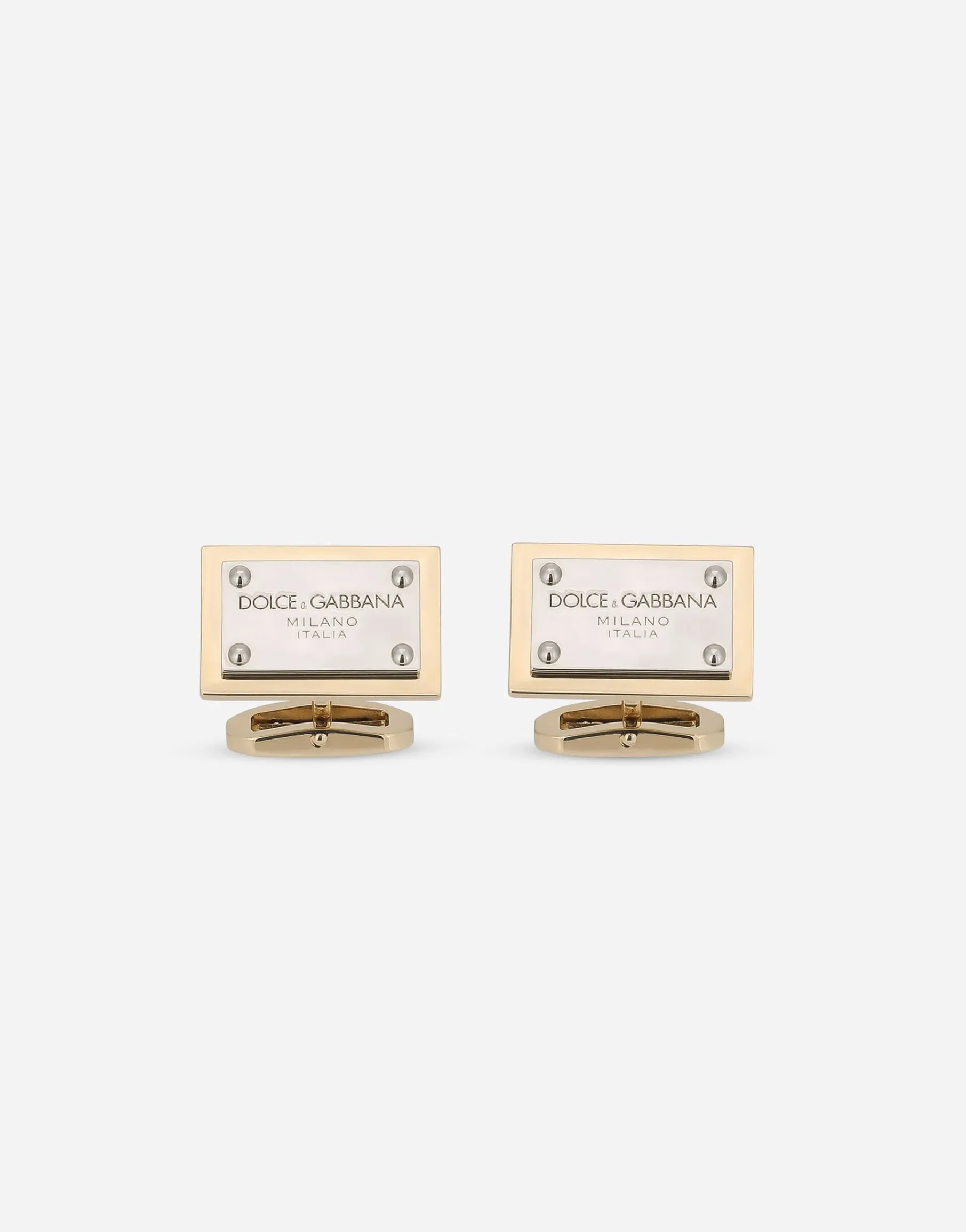 Cufflinks with Dolce&Gabbana logo tag