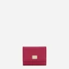 Dauphine calfskin French-flap wallet