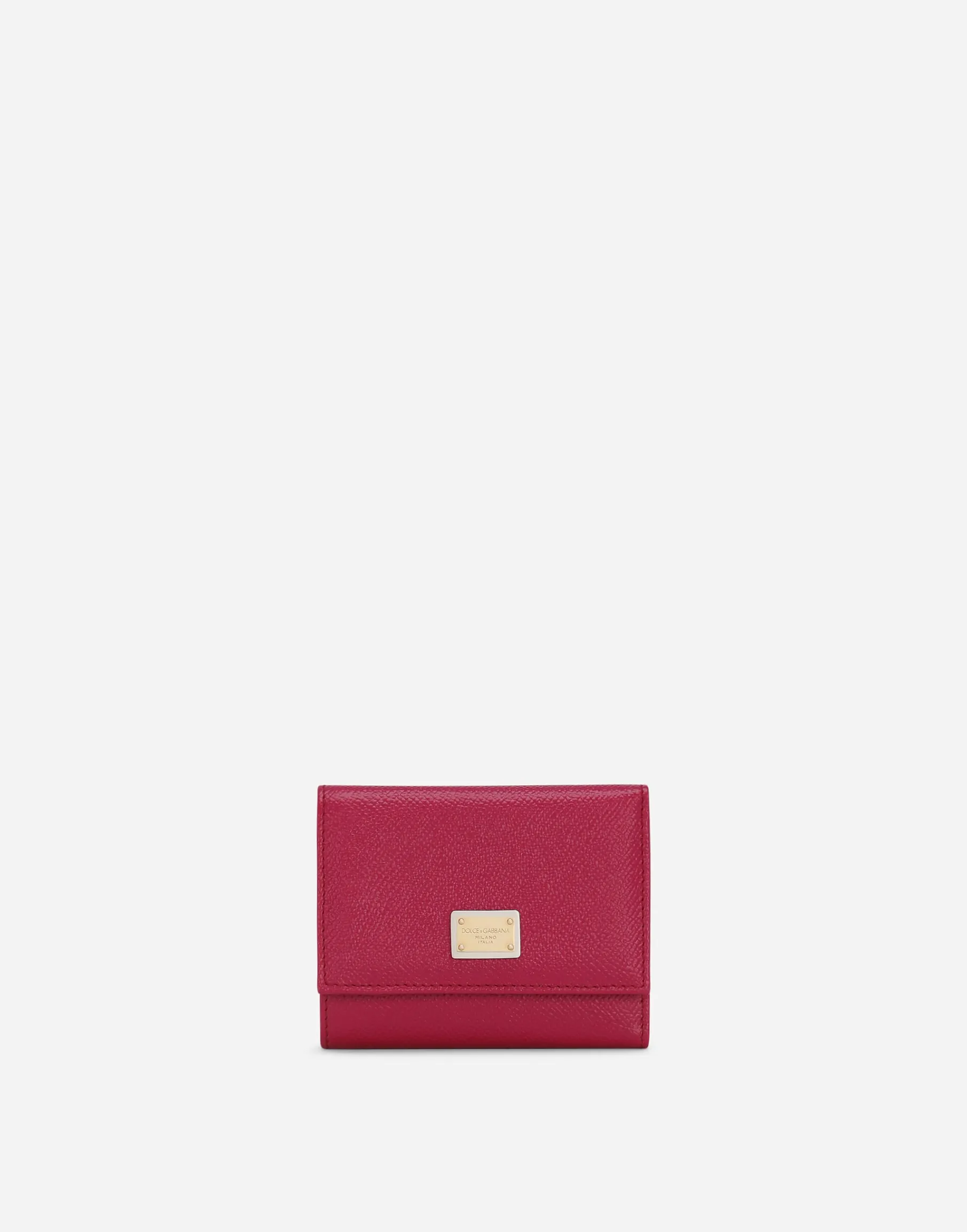 Dauphine calfskin French-flap wallet