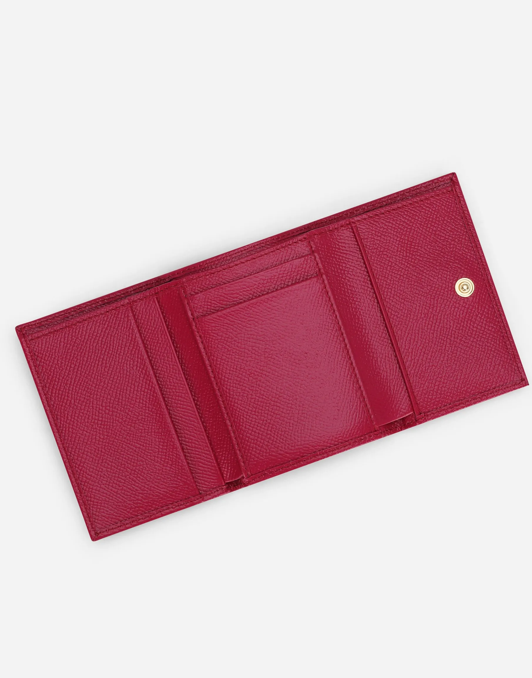 Dauphine calfskin French-flap wallet