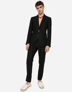 Deconstructed linen jacket