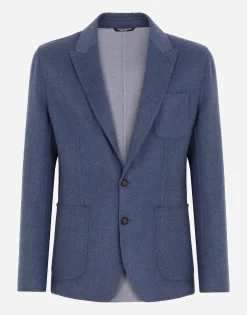 Deconstructed virgin wool jacket
