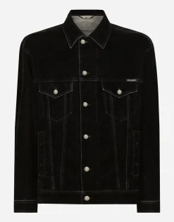 Denim jacket with Dolce&Gabbana logo