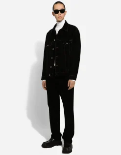 Denim jacket with Dolce&Gabbana logo