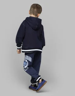 Denim jogging pants with Dolce&Gabbana logo