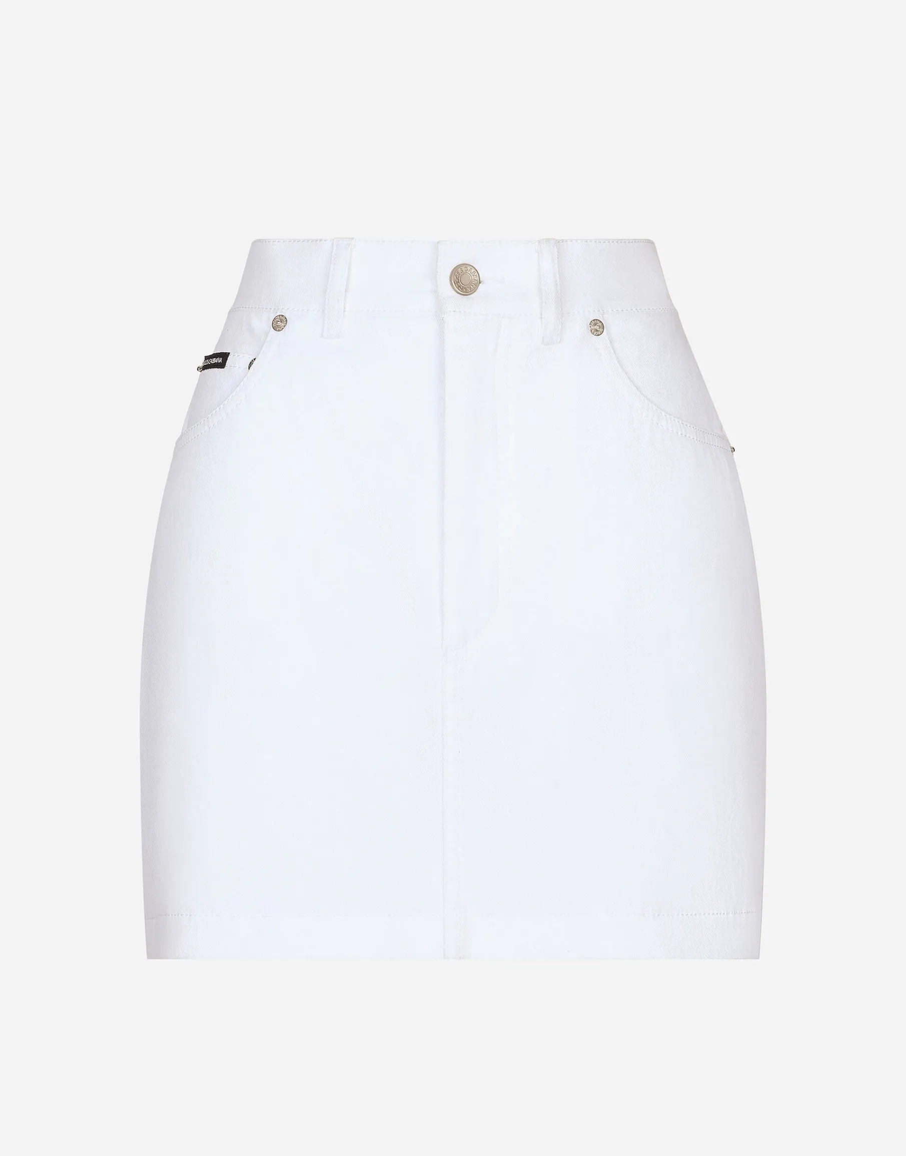 Denim mini skirt