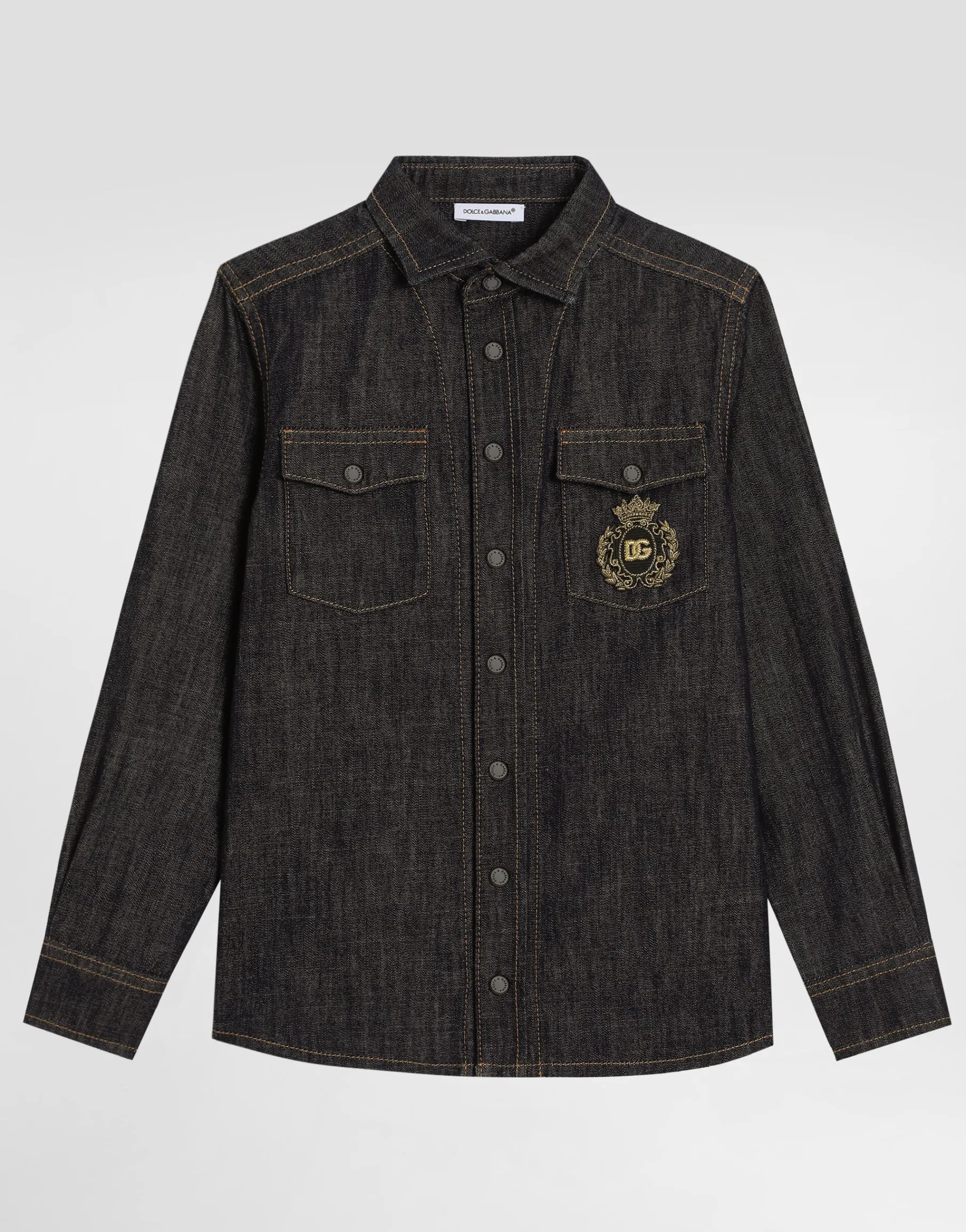 Denim shirt with DG logo