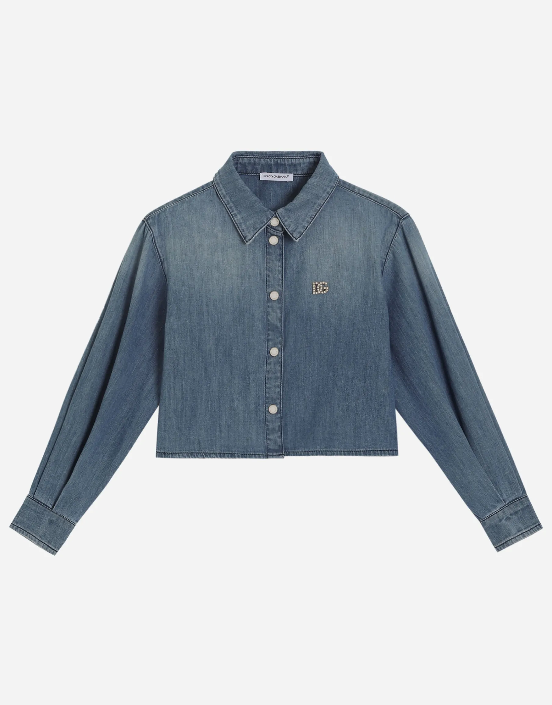 Denim shirt with DG logo