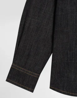 Denim shirt with DG logo