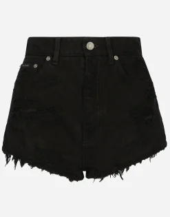 Denim shorts