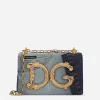 DG Girls bag in patchwork denim and plain calfskin