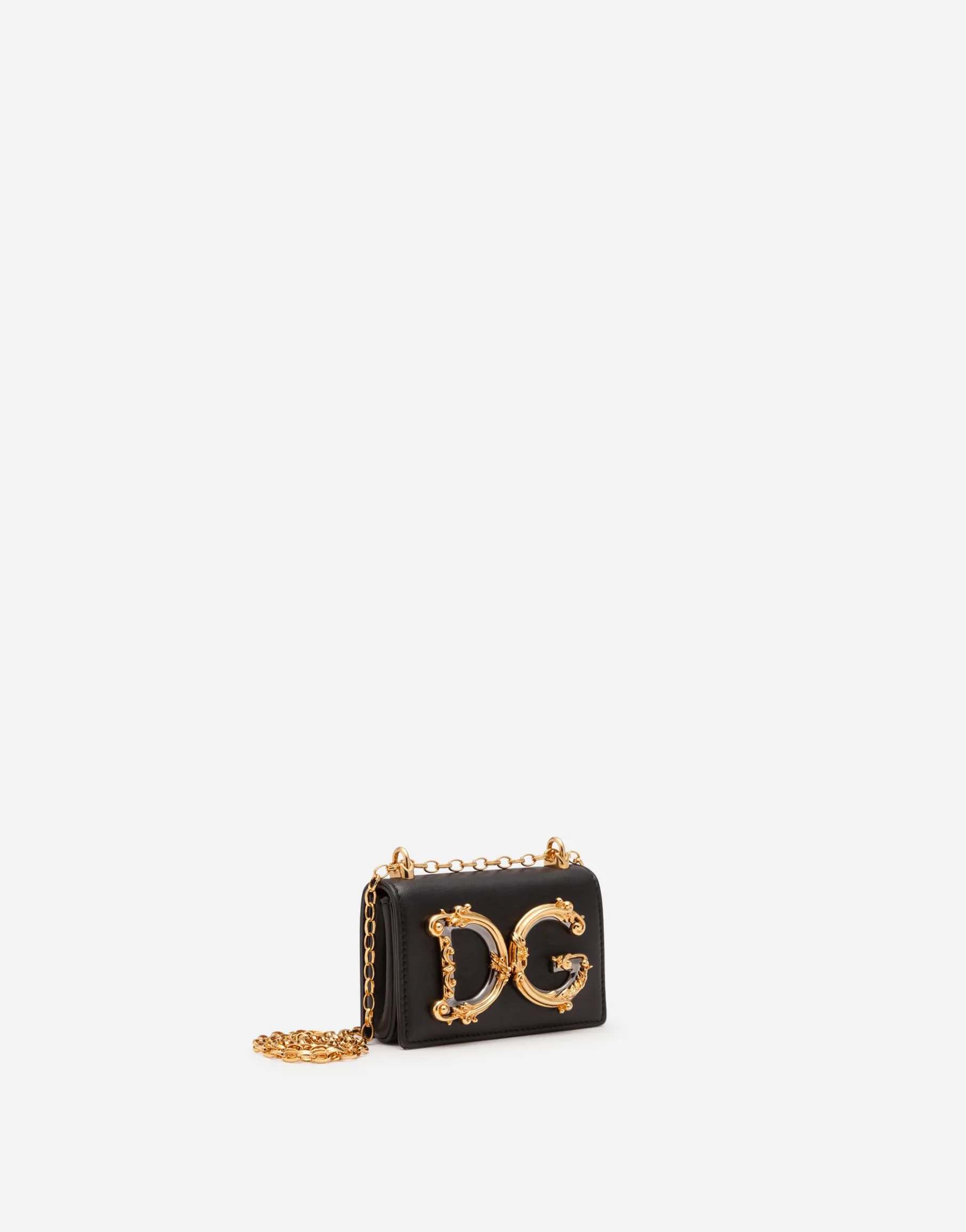 DG Girls micro bag in plain calfskin