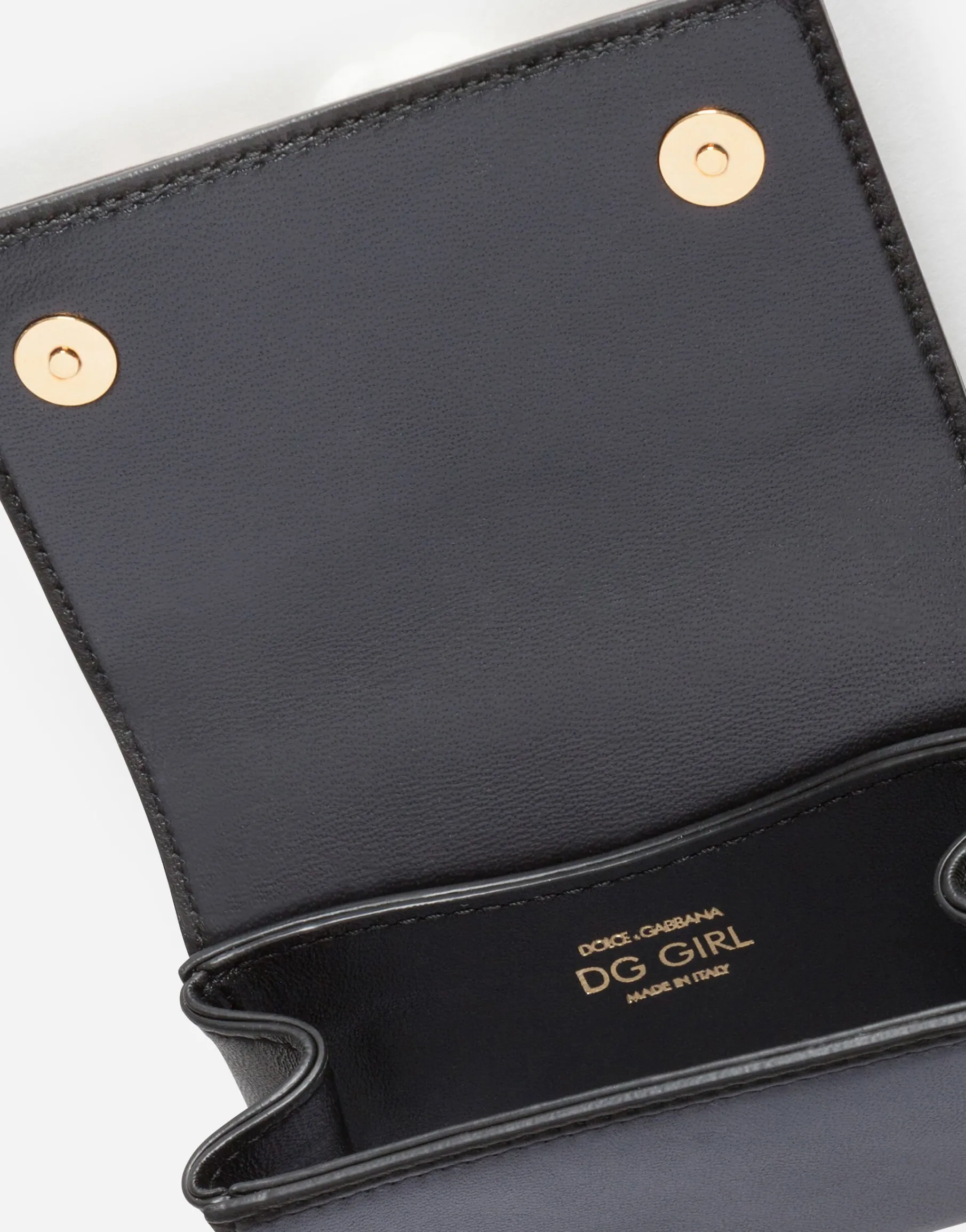 DG Girls micro bag in plain calfskin