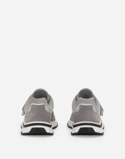 DG Running low-top sneakers in mesh and split leather