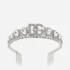 Diadem with crystal embellishment and DG logo