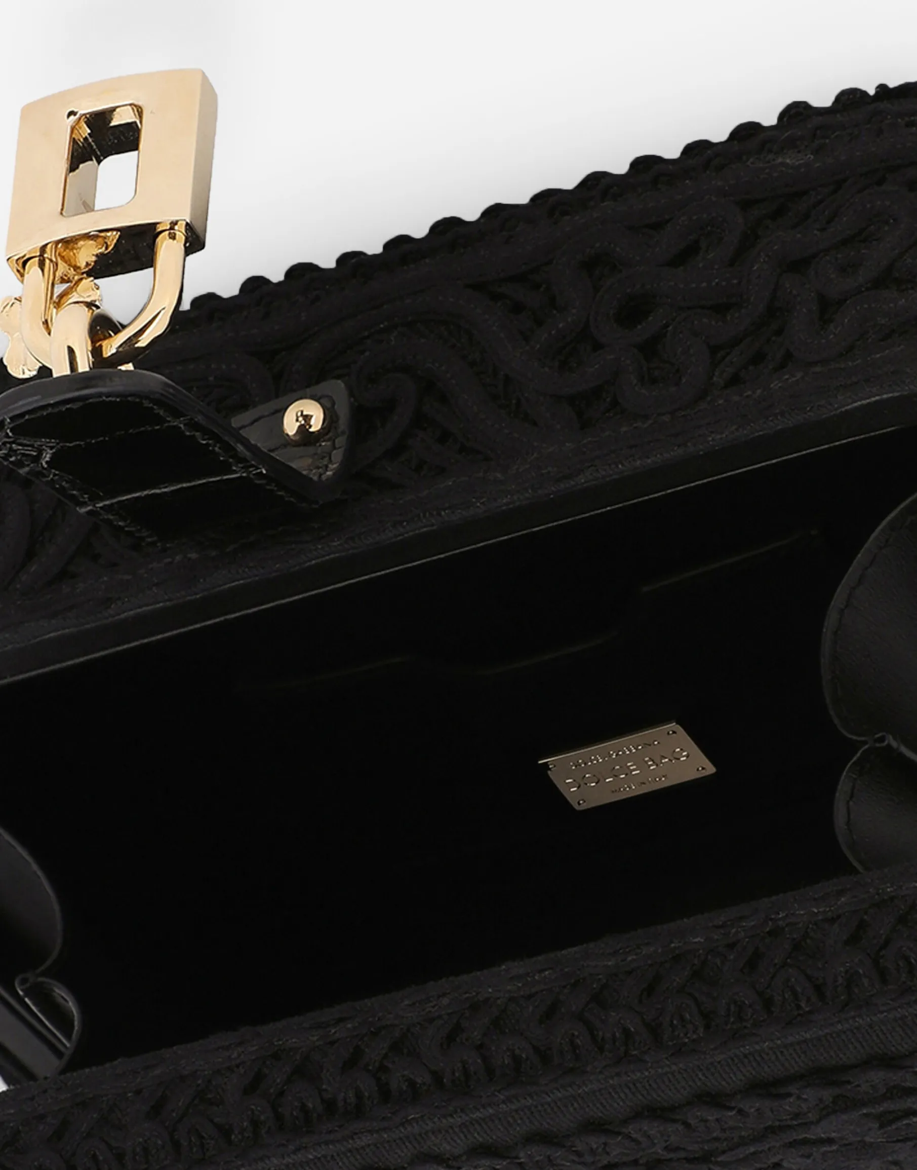 Dolce Box bag with cordonetto detailing