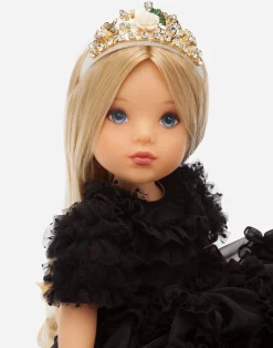 Doll with organza dress