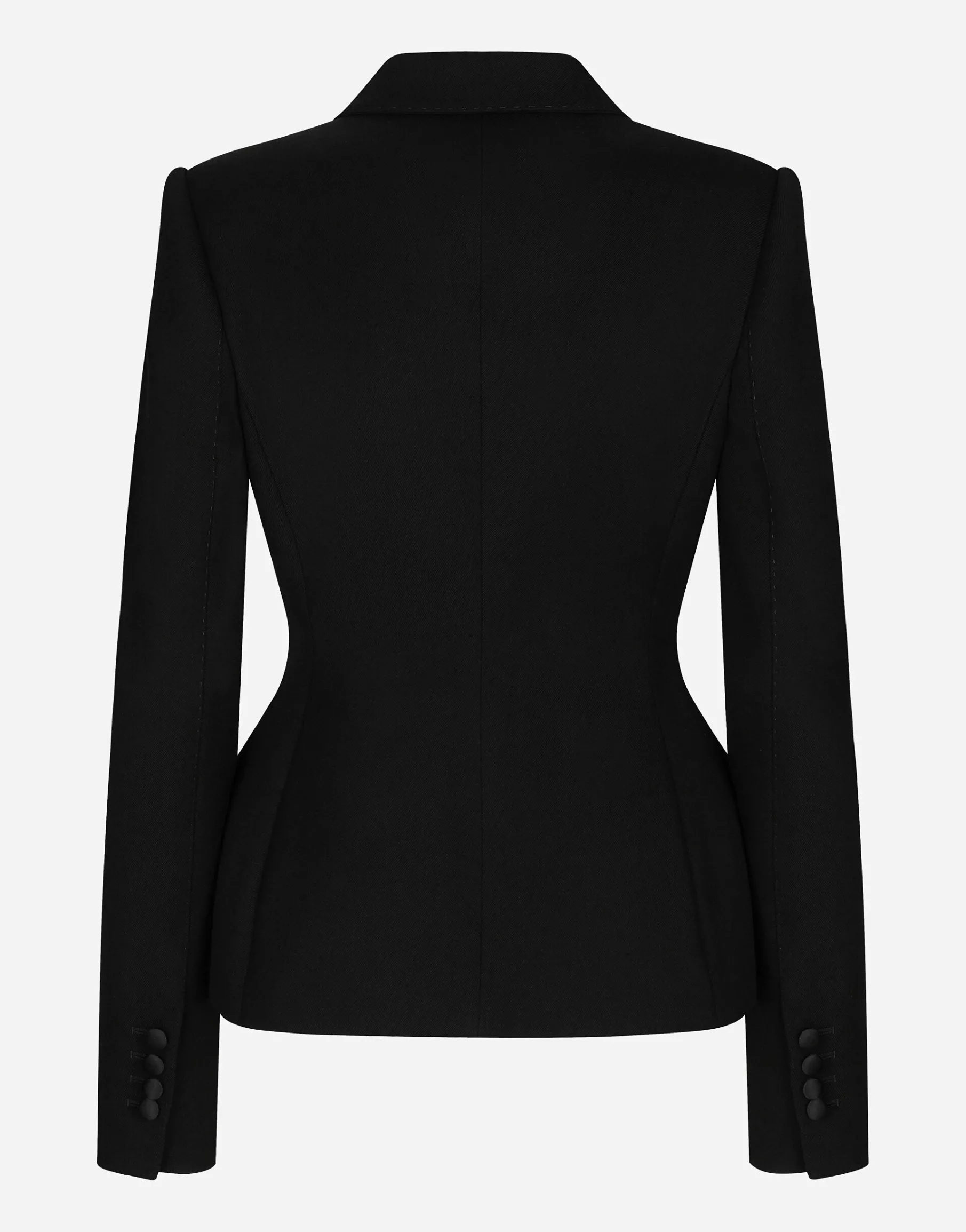 Double-breasted Dolce tuxedo jacket in double stretch wool