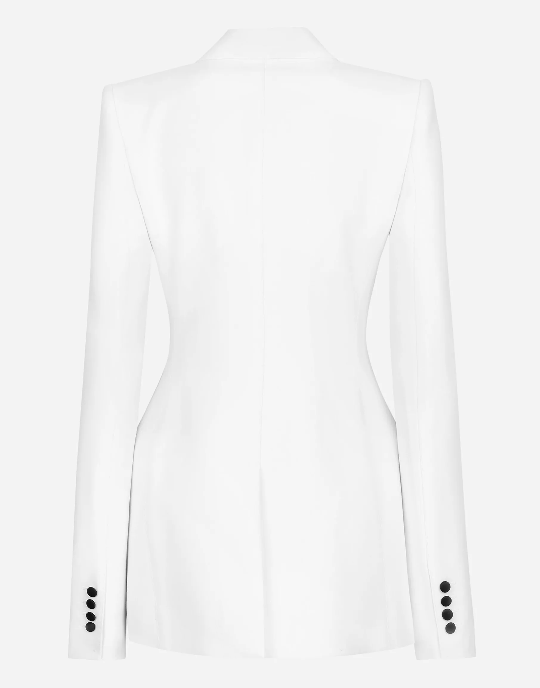 Double-breasted faille Turlington tuxedo blazer