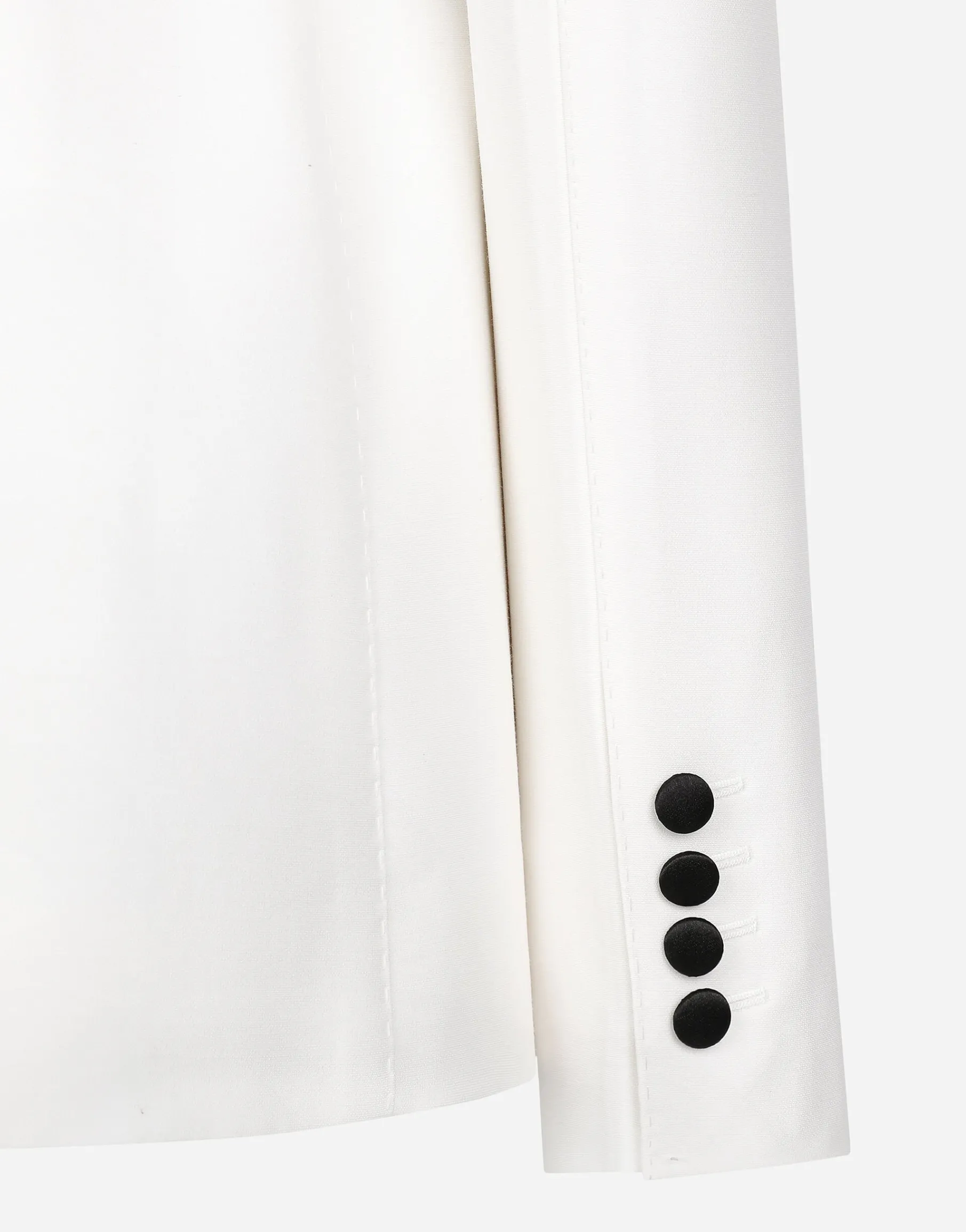 Double-breasted faille Turlington tuxedo blazer