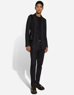 Double-breasted Taormina-fit denim jacket