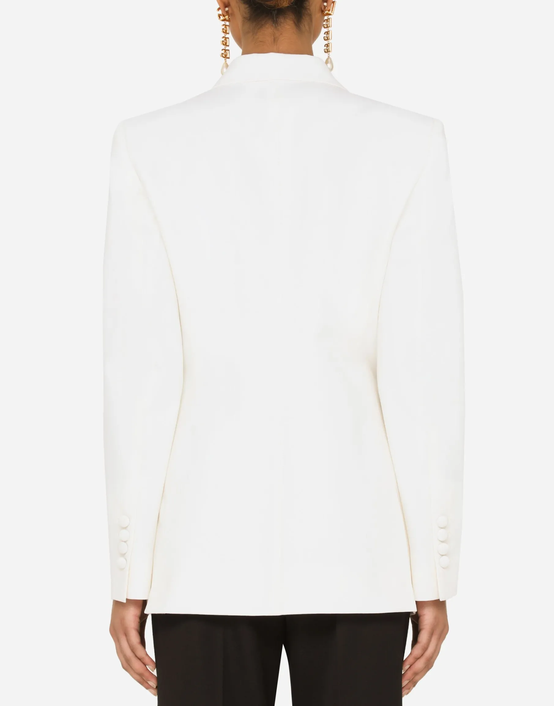 Double-breasted virgin wool jacket