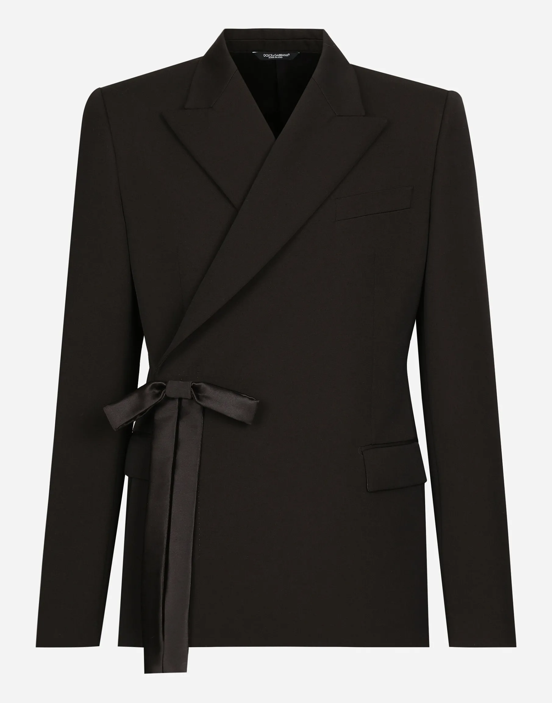 Double-breasted wool jacket