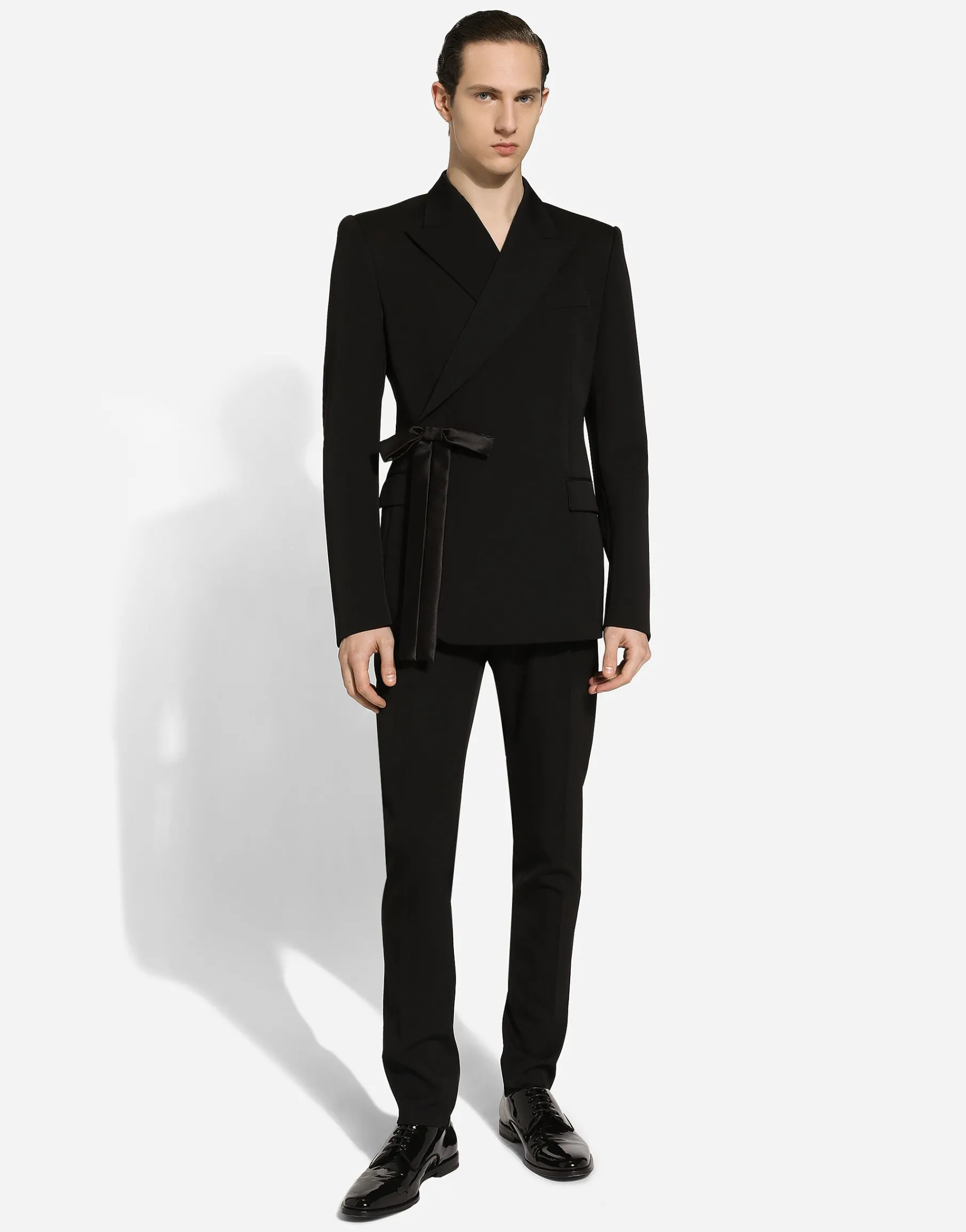 Double-breasted wool jacket