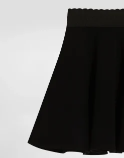 Double-face jersey skirt with DG logo