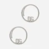 Ear cuff earrings with DG logo